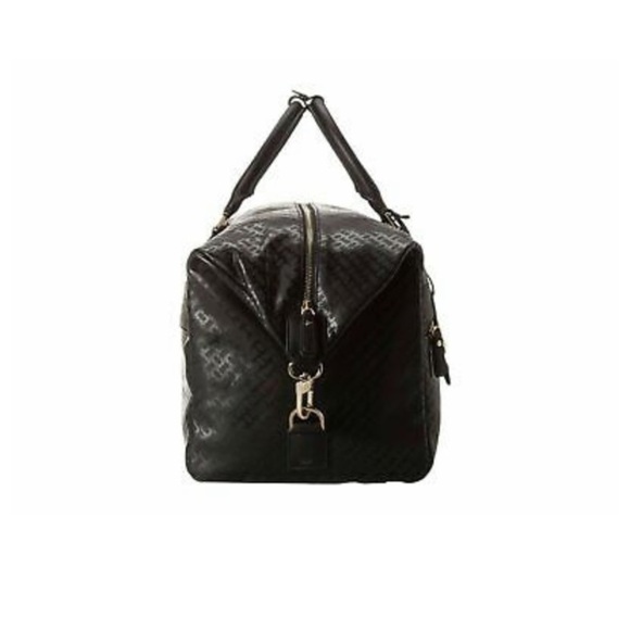 DVF Authentic Black/gold Weekender Simone Collection bag EXCLUDES SHOULDER STRAP - Picture 3 of 16